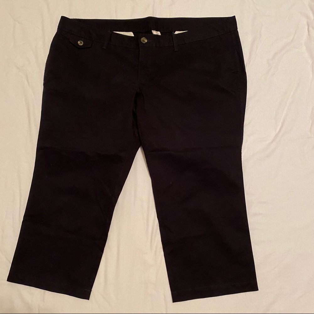 Black Crop Pants